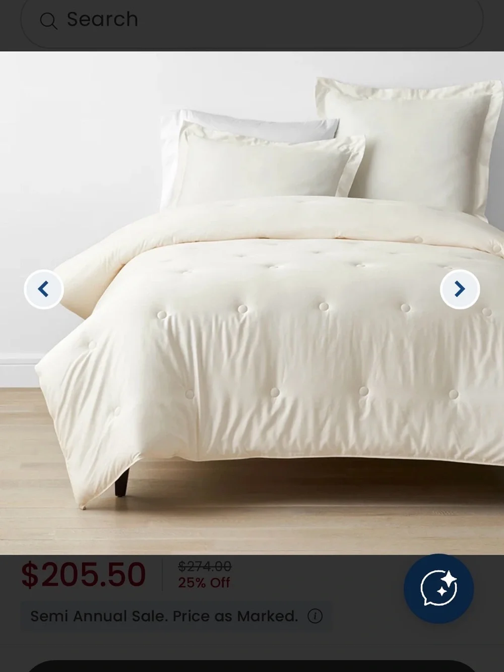 New Company Cotton Bamboo Comforter- King/Cali King